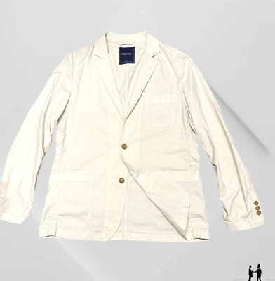 Chaqueta Blazer Oficial Vineyard Vines Para Hombres Mezcla Algodón Lino Caqui Marfil L Grande Foto 1 de 4