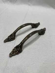 2 Stück Amerock Natural Elegance Messing Schranktürgriff Zug BP1330-077 Vintage - Bild 1 von 8