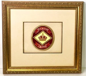 Diamond Crown Framed Cigar Label - Cigar Label Art - Picture 1 of 6