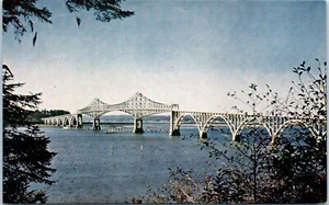 Coos Bay Bridge, Coos Bay, Oregon Postcard - Picture 1 of 2