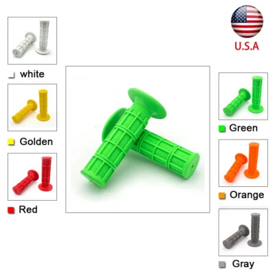 Empuñaduras de goma para Kawasaki KX85 KX100 KX125 KX250 KX450 KLX extremos agarre Foto 1 de 4