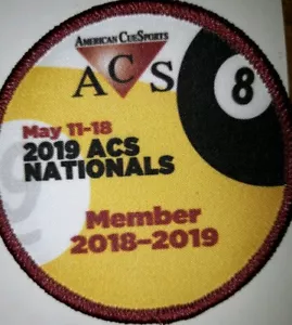 ┥ PARCHES DE MEMBRESÍA DE LA LIGA ACS 2018/2019 PARCHES DE MEMBRESÍA DE LA LIGA PISCINA 🙂 🙂 - Imagen 1 de 1