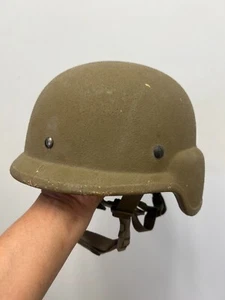 GENUINE USMC GENTEX LEVEL IIIA LIGHTWEIGHT MARINE CORPS COMBAT HELMET - LARGE. - Picture 1 of 13