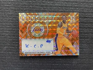 5/5🔥 Auto 2017-18 Panini Spectra Locked In Neon Orange Kentavious Caldwell-Pope - Picture 1 of 7