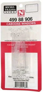 Micro Trains ~ N Scale ~ Caboose Windows ~ 49988906 - Picture 1 of 1