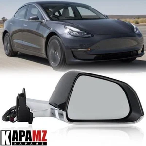 Espejo retrovisor lateral derecho pasajero eléctrico plegable térmico para Tesla modelo 3 2017-2023 - Imagen 1 de 10