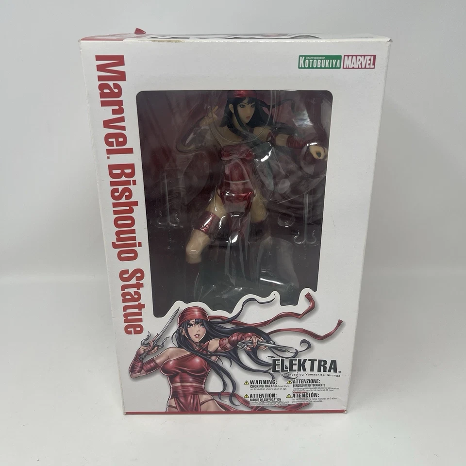 ¡Nuevo! ¡Sellado de fábrica! Kotobukiya Marvel Bishoujo Estatua Elektra Foto 1 de 4