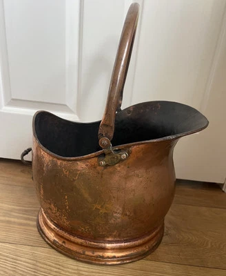 Vintage Copper  Coal Scuttle Helmet Style - Image 1 of 4