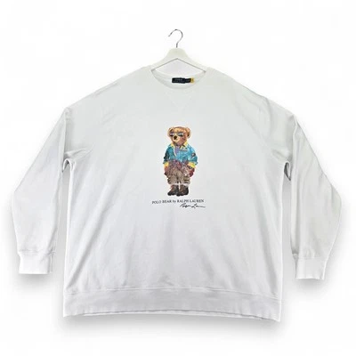 Polo Ralph Lauren Polo Oso Gráfico Cuello Redondo Sudadera Pullover Para Hombres 3XLT Foto 1 de 4