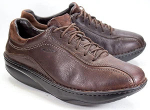 MBT Ajabu Mens EU 47 US 13-13.5 Casual Walking Shoes Brown Leather Pain Relief - Picture 1 of 13