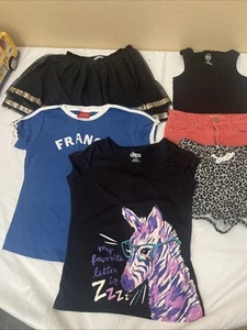 Lot of 6 Girls Size Medium 7/8 Mix Tops Bottoms Shirts Old Navy, Joe’s etc. - Picture 1 of 13