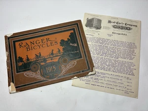 1915 RANGER BICYCLES Katalog MEAD CYCLE CO. Fahrräder Chicago - mit Brief - Bild 1 von 13
