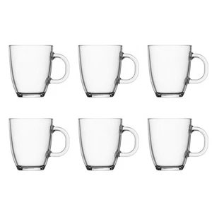 NEW Bodum Bistro Glass Coffee Mug Set 6pce - Picture 1 of 2