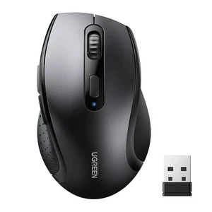 UGREEN Mouse Wireless Ergonomic 2.4GHz, Black - Picture 1 of 5
