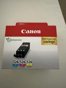 Canon ORIGINAL tintenpatronen 526 farbe mullti pack - Photo 1/1