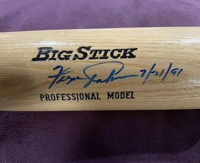 Fergie Jenkins Signed Rawlings Adironback Bat (JSA COA) - Image 1 of 2