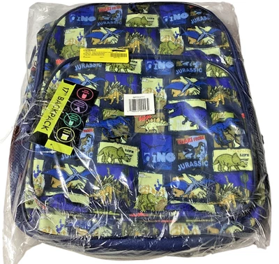 Mochila Wonder Nation: 17 saludos de dinosaurio jurásico azul para niños Foto 1 de 4