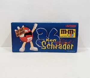 Action Racing Ken Schrader NASCAR #36 M&M’s 1:24 Die Cast Model Car Collectible - Picture 1 of 10