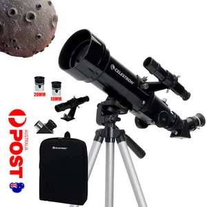 CELESTRON Powerseeker 70400 Astronomical Compact Telescope Travel Scope+Tripod E - Picture 1 of 12