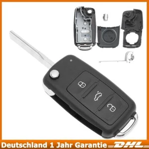 Fernbedienung 3 Tasten Klappschlüssel Leergehäuse für VW Polo Skoda Seat Gehäuse - Bild 1 von 7