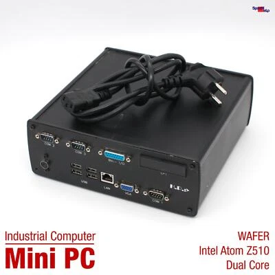 Wafer-us15wp2 Industrial Computer PC Windows RS-232 Intel Atom Z510 2GB RAM 160G - Image 1 of 4