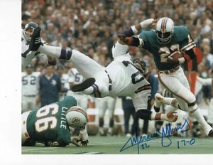 MERCURY MORRIS SIGNED 8X10 SIGNED MIAMI DOLPHINS - Picture 1 of 1