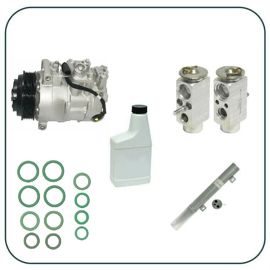 REMAN COMPLETE A/C COMPRESSOR KIT MERCEDES-BENZ C280/C320/C350/CLK350 7SEU16C - Изображение 1 из 4