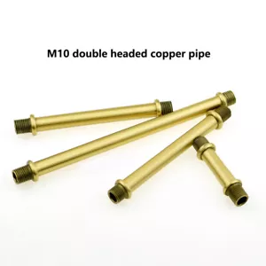 Tubo dental de latón completo M10 para lámpara de mesa lámpara colgante conexión tubo artesanía - Imagen 1 de 7
