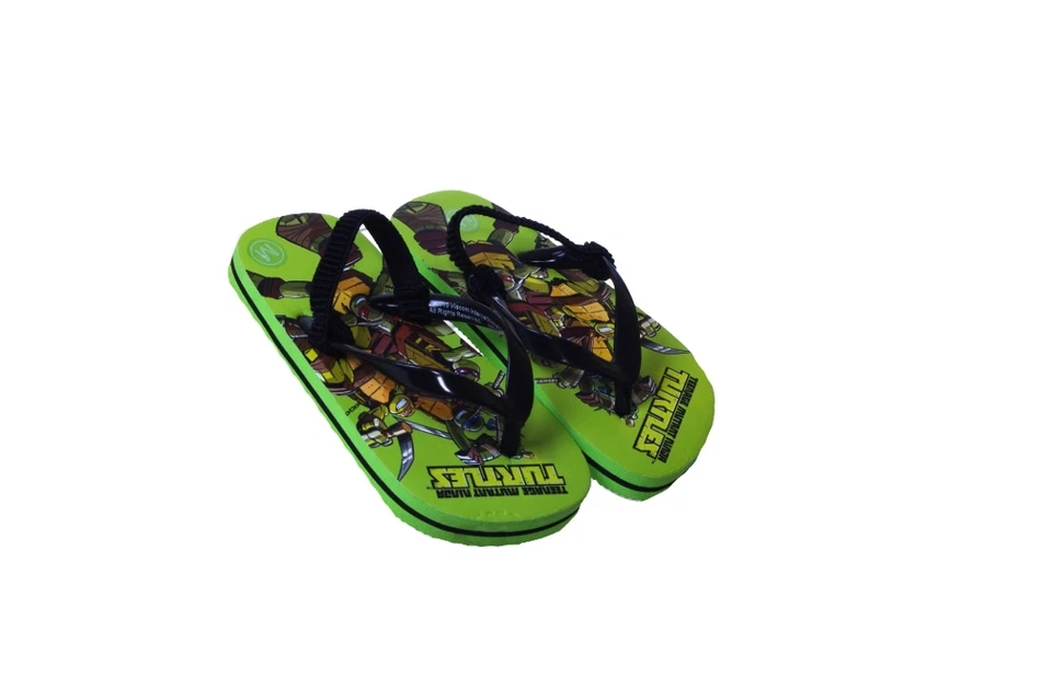 Boys Teenage Mutant Ninja Turtles Sandals Water Flip Flops Shoes 5 6 7 8  NEW   - Image 1 of 1