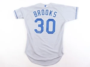 Camiseta de béisbol auténtica firmada por Hubie Brooks de los Reales de Kansas City Russell certificado de autenticidad PSA - Imagen 1 de 6