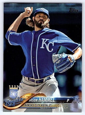 2018 Topps Rainbow Foil # 385 Jason Hammel - Kansas City Royals - Image 1 of 2
