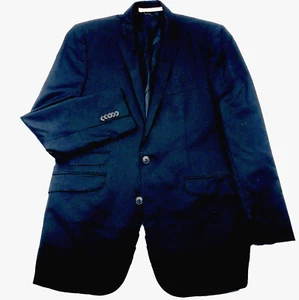 Ben Sherman Blazer 40 Black Wool Ticket Pocket 2 Vent Sport Coat Preppy Money - Picture 1 of 15
