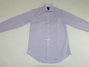 Jos. A. Bank Men's Slim Fit Travel Tech Dress Shirt 14.5 - 32 NWT Purple White - Picture 1 of 7