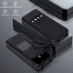 100000mAh Power Bank Tragbar Schnellladegerät Externer Batterie Ladegerät Handy - Zdjęcie 1 z 18