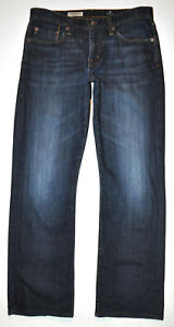 AG Adriano Goldschmied 31 X 30 Protege Straight Jeans Dark Blue 1049SER-H-HTS