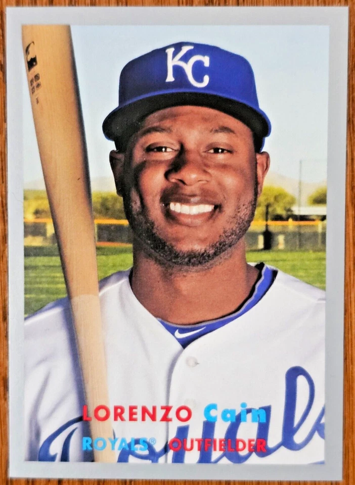 2015 Topps Archives Silver #27 Lorenzo Cain - Image 1 of 4