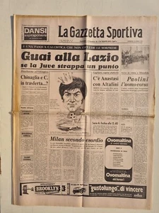 Gazzetta dello Sport 14 April 1974 Antonio Juliano - Milan - Paolini Mirandola - Picture 1 of 1