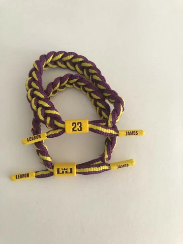 NBA PLAYERS Braided Shoestring Adjustable Bracelet Jordan,Kobe,Curry,Irving Cover