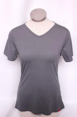 Nuevo Giro Mujer Movilidad Cuello en V Grande Gris Oscuro Ciclismo Bicicleta Informal Manga Corta Foto 1 de 2