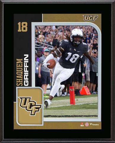 Shaquem Griffin UCF Knights 10.5' x 13' Sublimated Player Plaque Cover