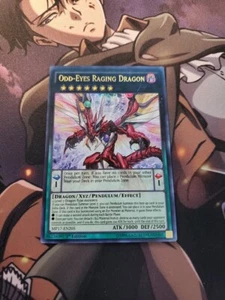 Yugioh - Odd-Eyes Raging Dragon MP17-EN205 Casi Nuevo 1a Edición Ultra Raro - Imagen 1 de 1
