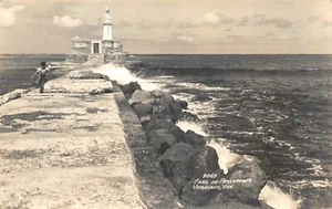 # G1963 VERACRUZ, MEXIKO POSTKARTE, LEUCHTTURM - Bild 1 von 2