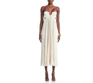 L'IDEE Jardin Cutout Halter Gown MSRP $399 - Picture 1 of 8