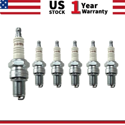 Champion Copper Plus 6 bujías para Chevrolet Corvair H6 1967-1969 2,7 L Reino Unido TP Foto 1 de 3