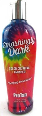 Pro Tan Smashingly Dark Color Crushing Bronzer Indoor Tanning Bed Lotion 8.5 oz - Image 1 of 4