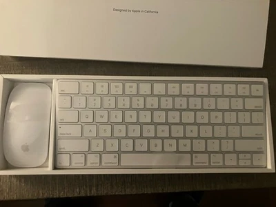 Apple Magic Keyboard And Mouse Rechargeable New Never used - Image 1 of 4