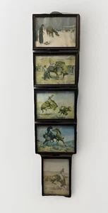 Will James Kunstdruck Vintage Western Cowboy Ranch Dekor 1920 gerahmt rustikal LOT 5 - Bild 1 von 24