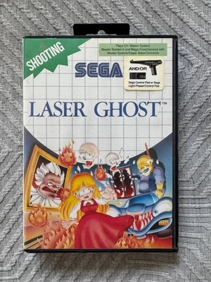 Master System LASER GHOST Boxed & Complete REGION FREE - Image 1 of 3