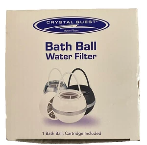 Crystal Quest Bath Ball Water Filter - Reduces Contaminants for Softer Skin - Picture 1 of 10