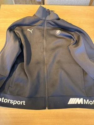 Puma BMW Motorsport Black Full-Zip Track Jacket Men's Size XL - Image 1 of 4